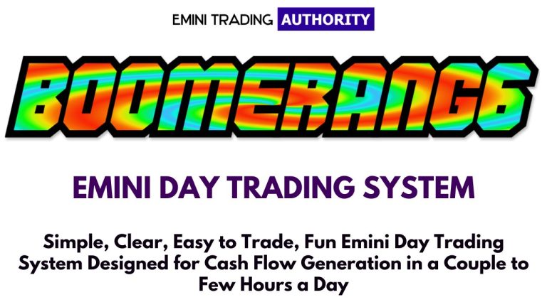 BOOMERANG6 Emini Day Trading System is a Great System for Beginners why so?