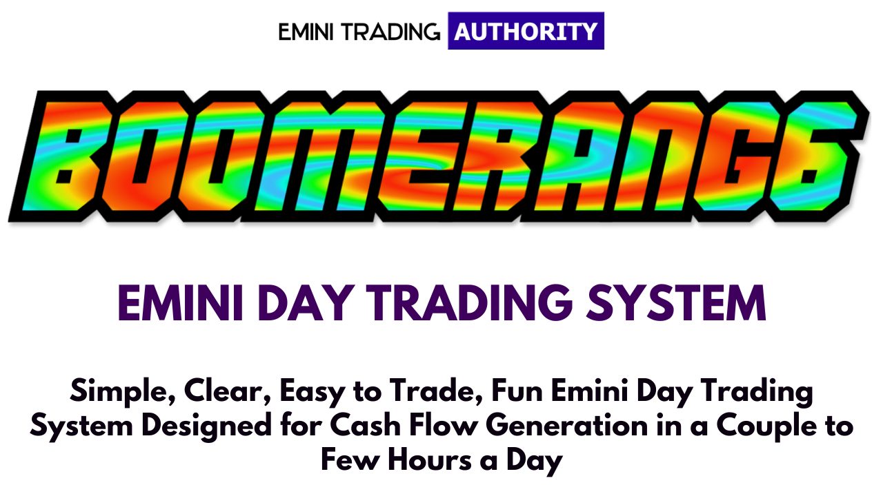 BOOMERANG6 Emini Day Trading System